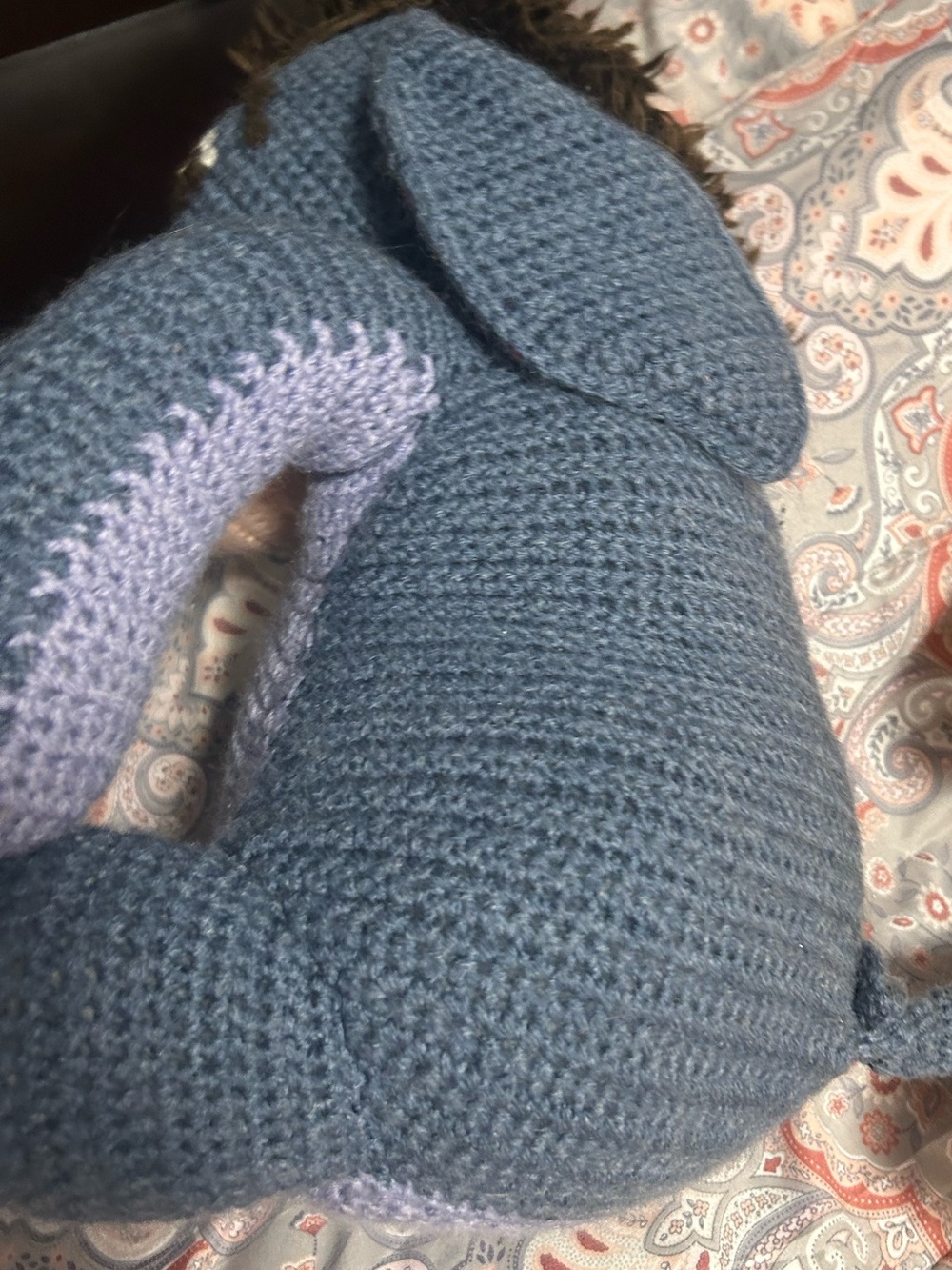 Hand crocheted eeyore - Picture 8 of 13